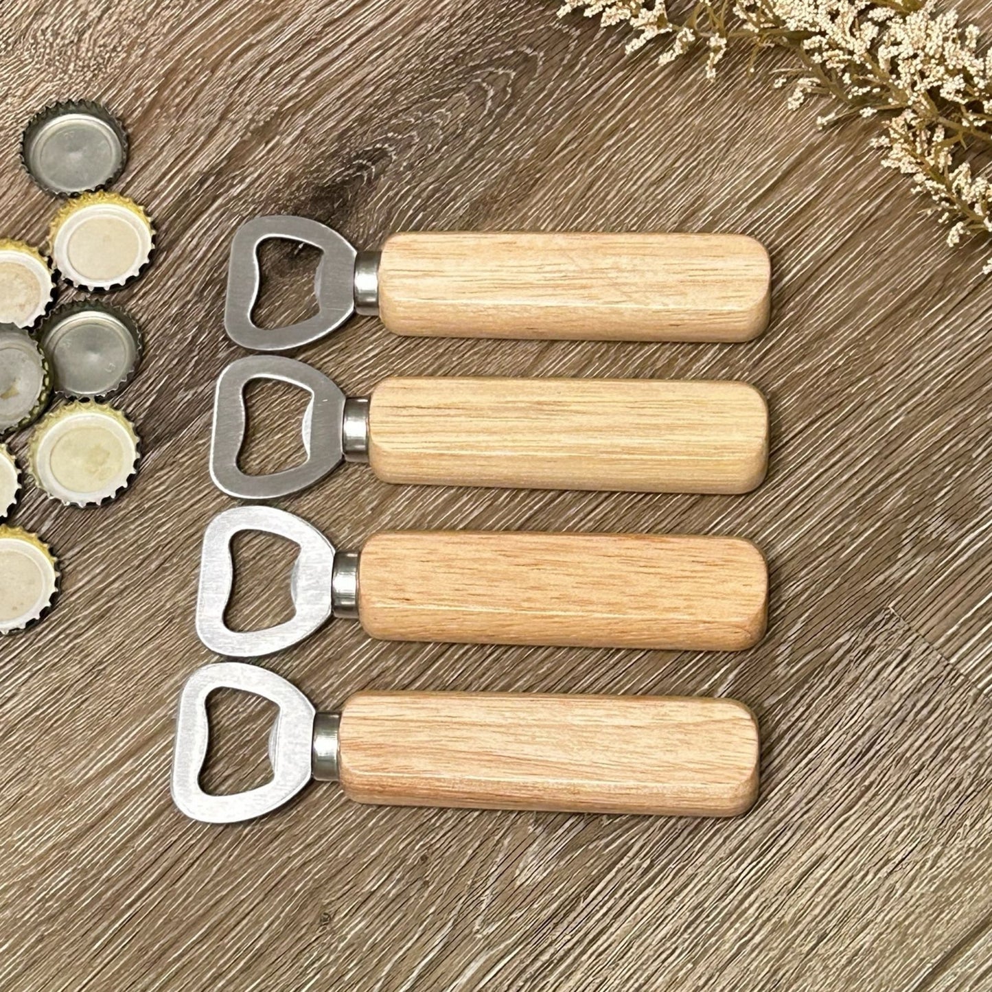 Personalized Wood Bottle Opener For Him