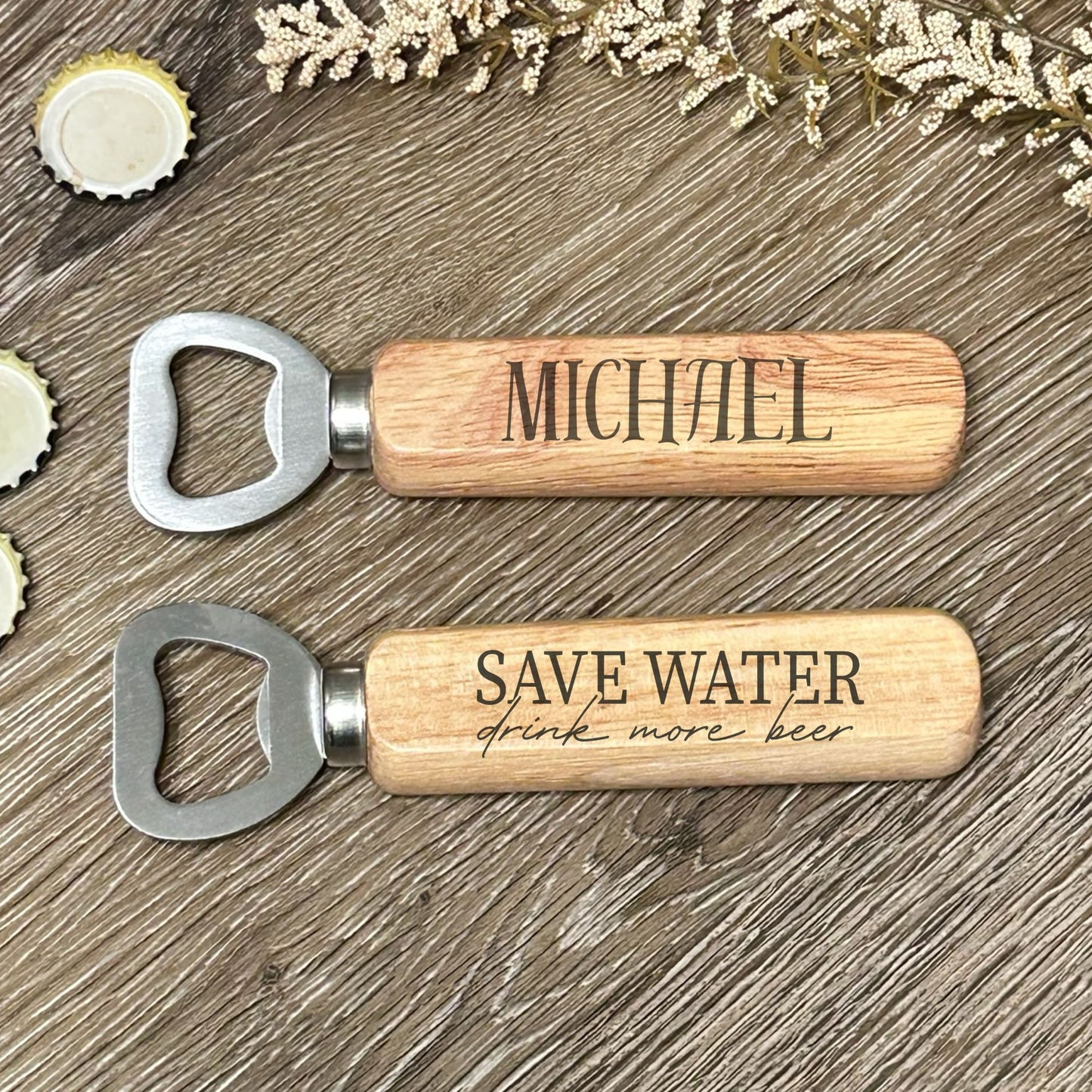 Funny Beer Quotes Custom Engraved Double Sided Bottle Opener