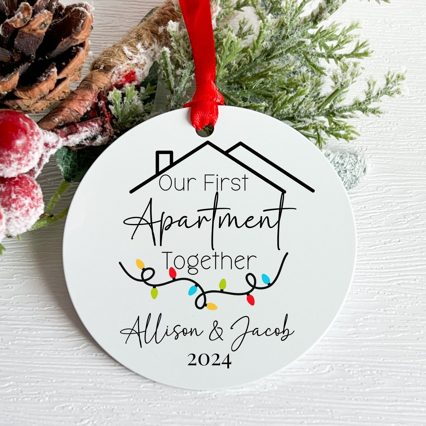 First Apartment Ornament for Couples