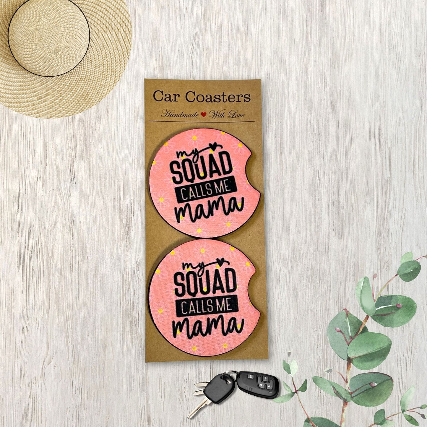 Mama Retro Car Coasters