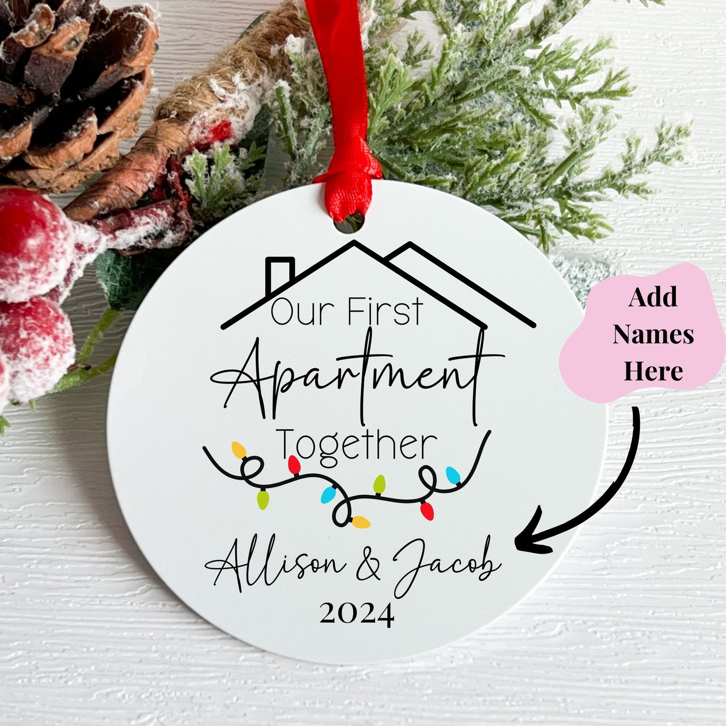 First Apartment Ornament for Couples