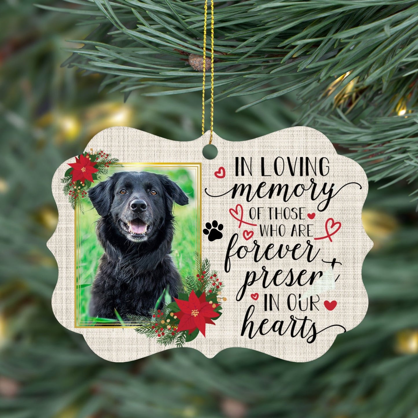 Memorial Christmas Ornament For Lost Loved Ones