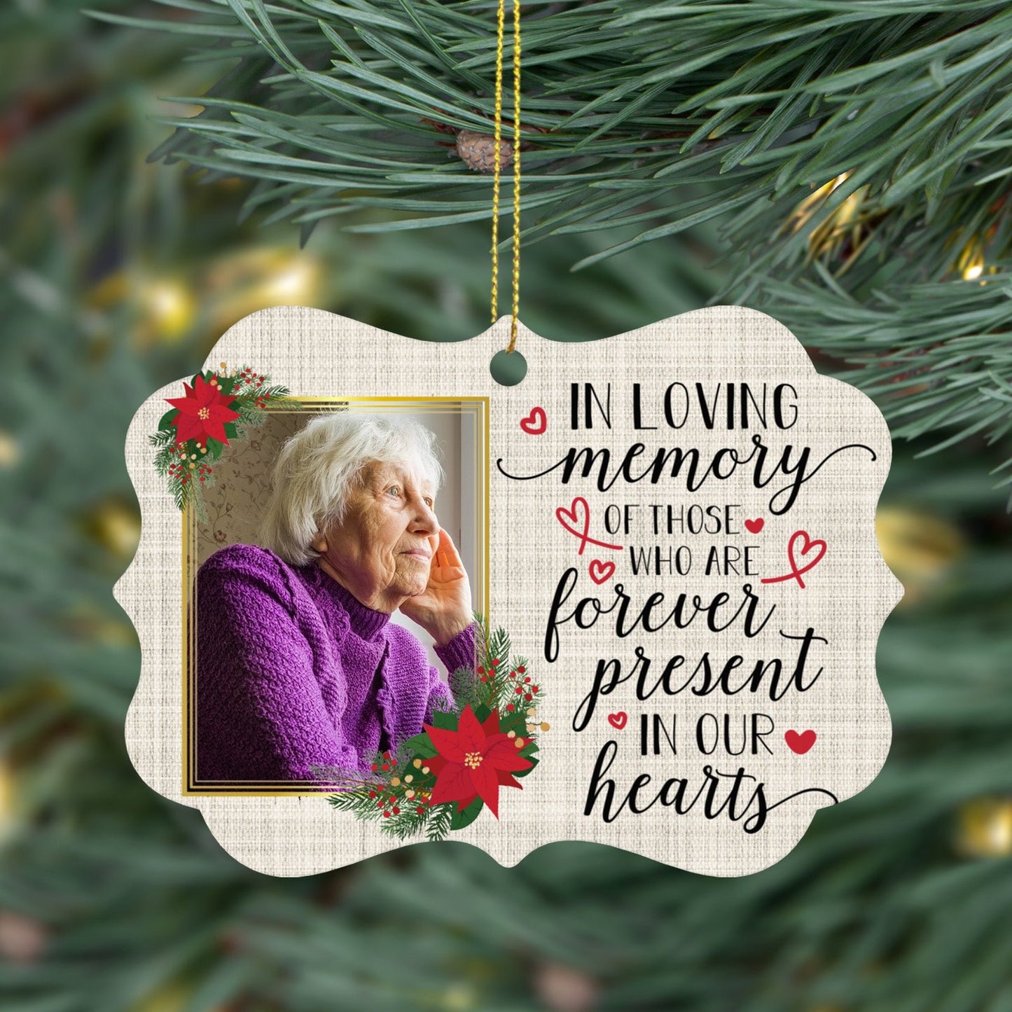 Memorial Christmas Ornament For Lost Loved Ones